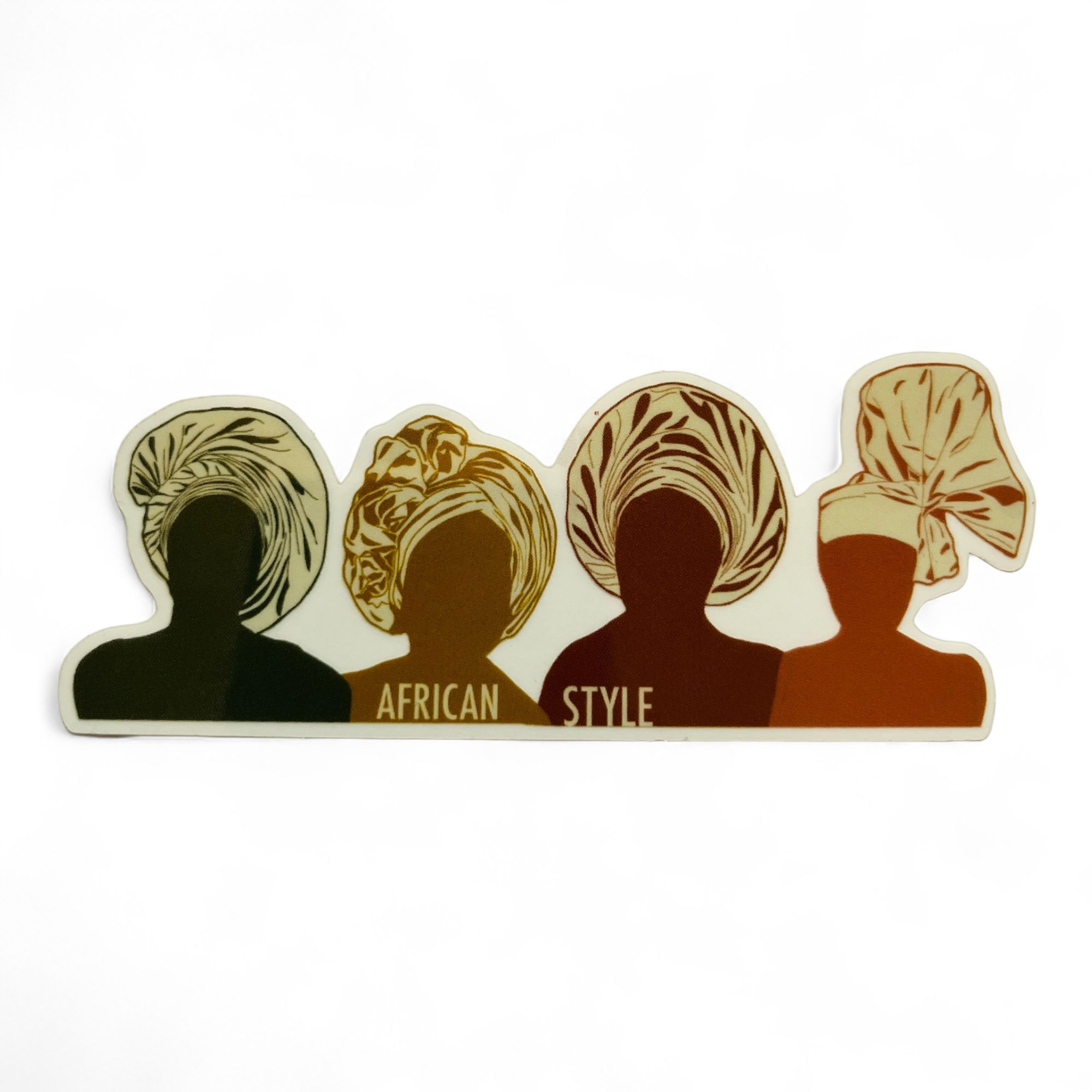Sticker Gele Women African Style