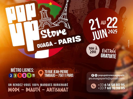 SALON. Pop Up Store Ouaga-Paris