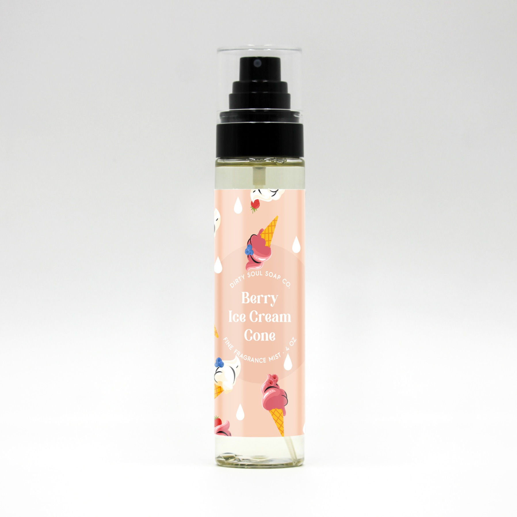 Berry Ice Cream Cone