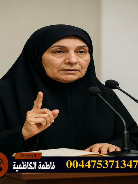 الحاجة فاطمة الكاظمية واحدة من اكـبر الرقاة والمعالجين بالطاقة 00447537134751