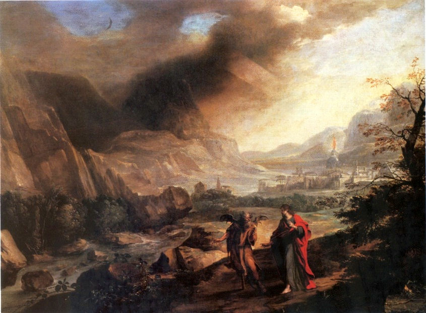 Искушение Христа в пустыне. Philips Augustijn Immenraet, 1663.