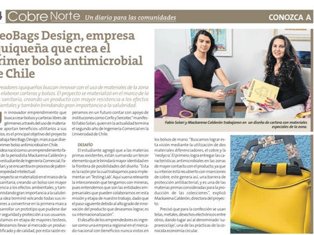 Neo Bags Design, empresa Iquiqueña que crea el primer Bolso Antimicrobial en Chile