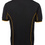 Thumbnail: PODIUM S/S PIPING POLO - BLACK / GOLD