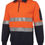 Thumbnail: Hi Vis 1/2 Zip (D+N) Fleecy Sweat - Orange/Navy