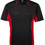 Thumbnail: PODIUM CONTRAST POLO - BLACK / RED