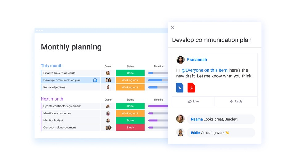 monday.com board view