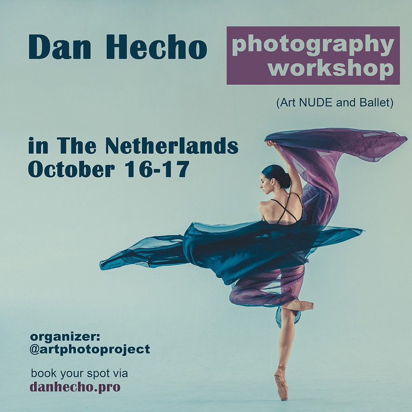 Dan Hecho photography workshop in The Netherlands (artnude and ballet)