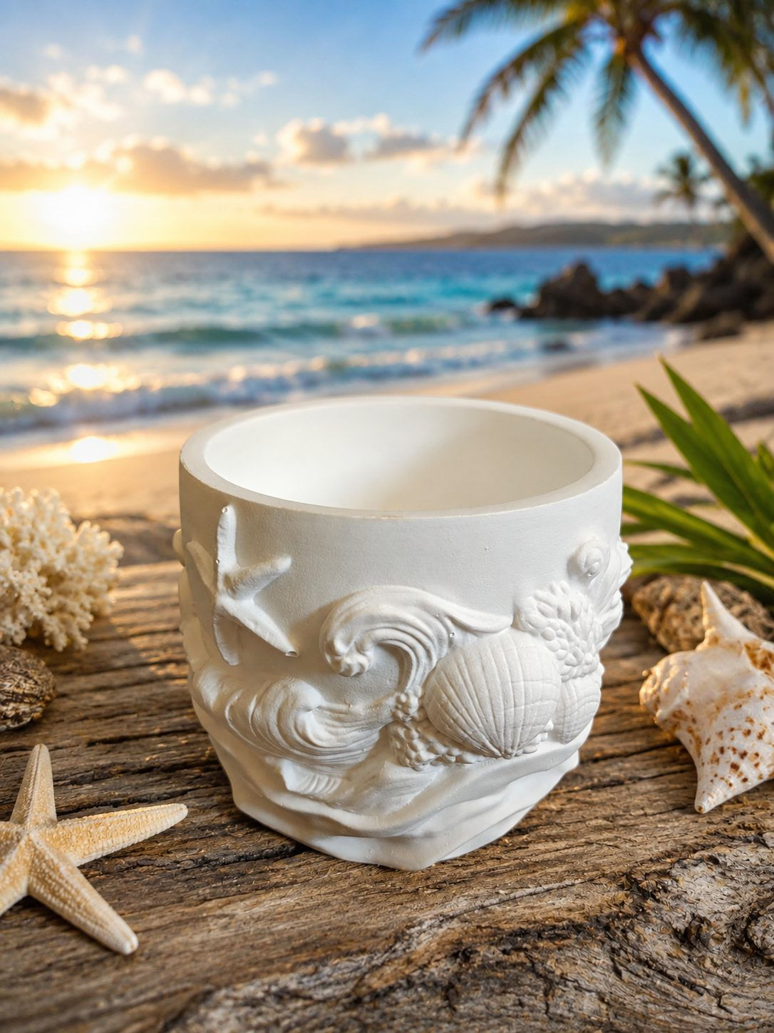 Shell Ruffle Planter