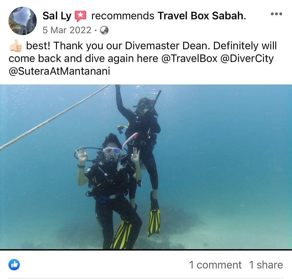 Happy guest