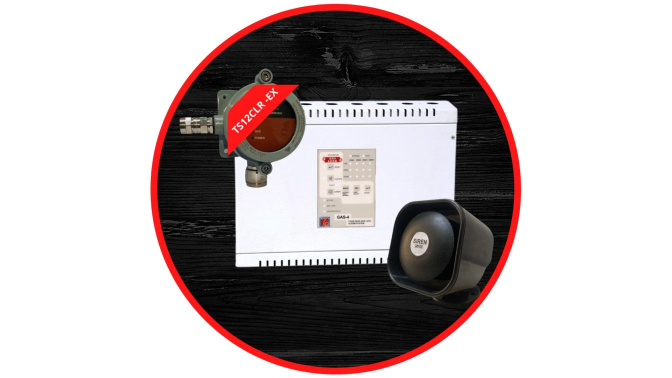 LPG/PNG Gas Detection System (For Commercial Spaces)