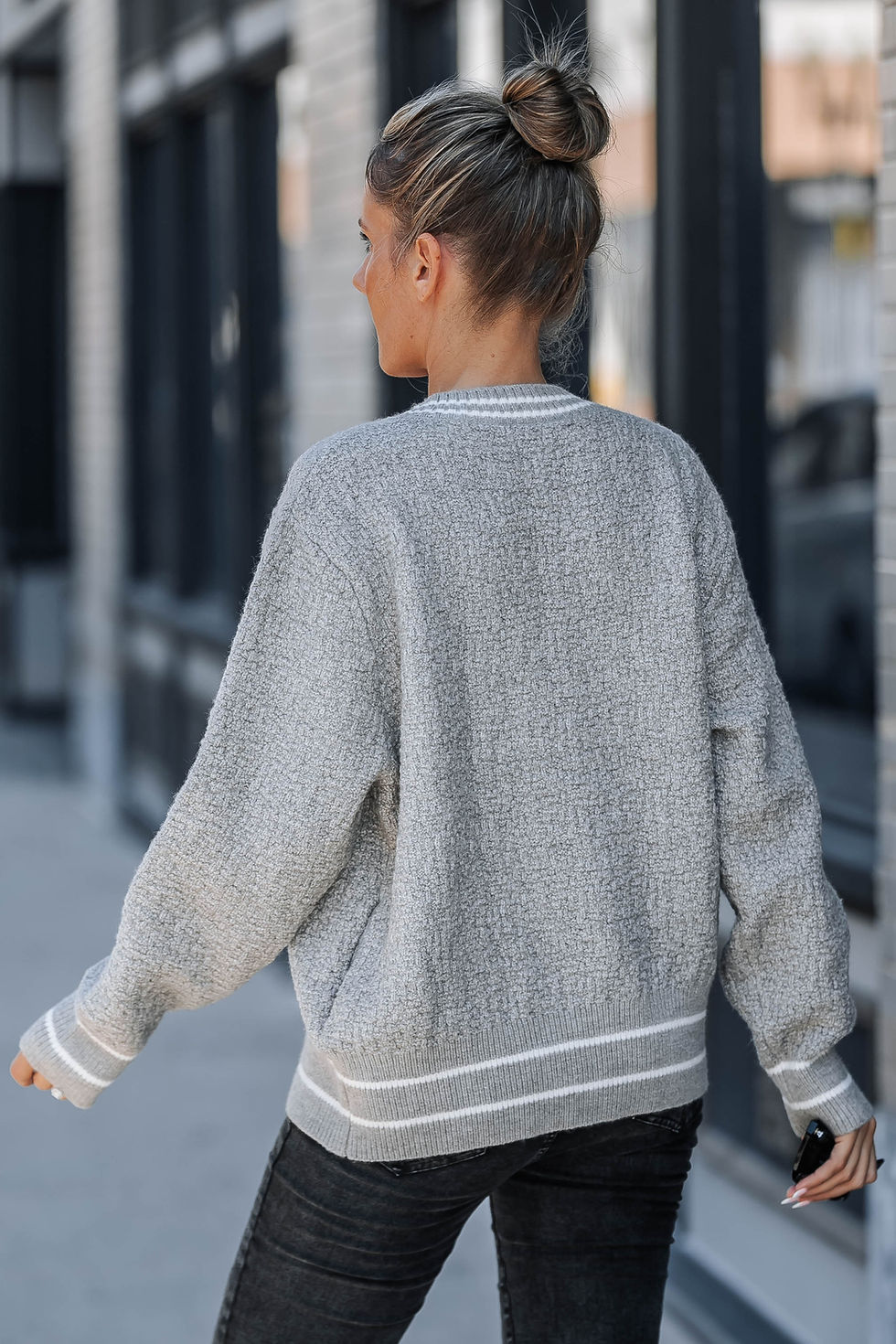Thumbnail: BASEBALL JACKET W/ POCKETS