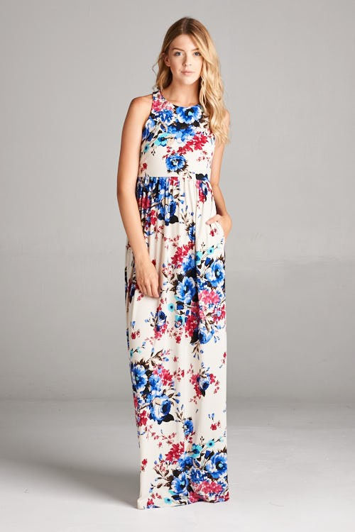 THE FLORAL MAXI DRESS