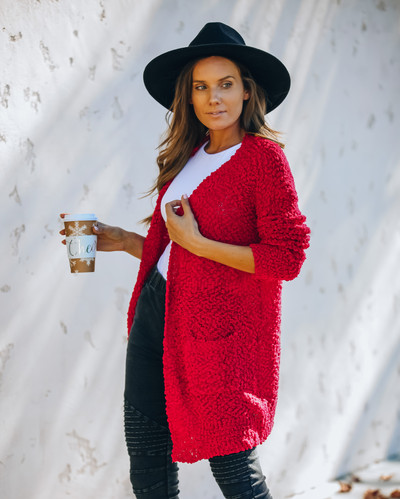POPCORN POCKET CARDIGAN | mysite