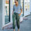 Thumbnail: ELASTIC WAIST PANTS-OLIVE