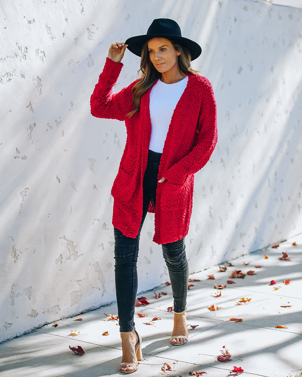 POPCORN POCKET CARDIGAN | mysite