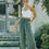 Thumbnail: WIDE LEG PANTS WITH DRAWSTRING AND SIDE SLITS