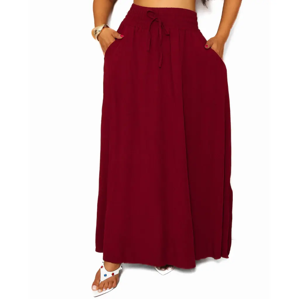 SAIA LONGA - Viscolinho - Bolsos -Fenda