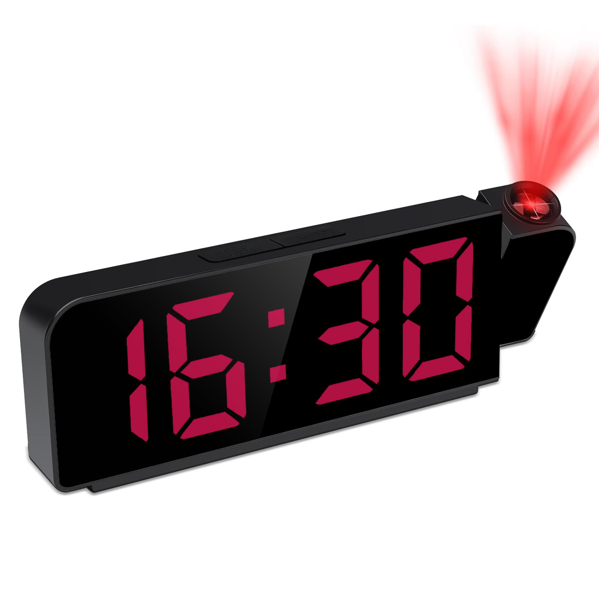Königswerk Projection Alarm Clock with LED Display