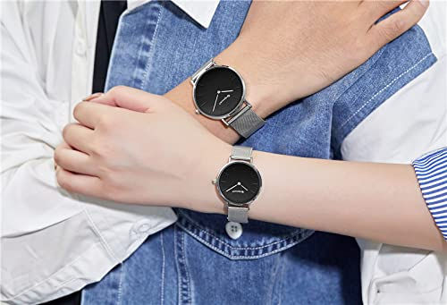 Thumbnail: Königswerk Men Women Watches His and Her Couple Business Couple Set Pair Watch