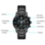 Thumbnail: Königswerk Men's Watches Chronograph Stainless Steel Waterproof Analog Quartz