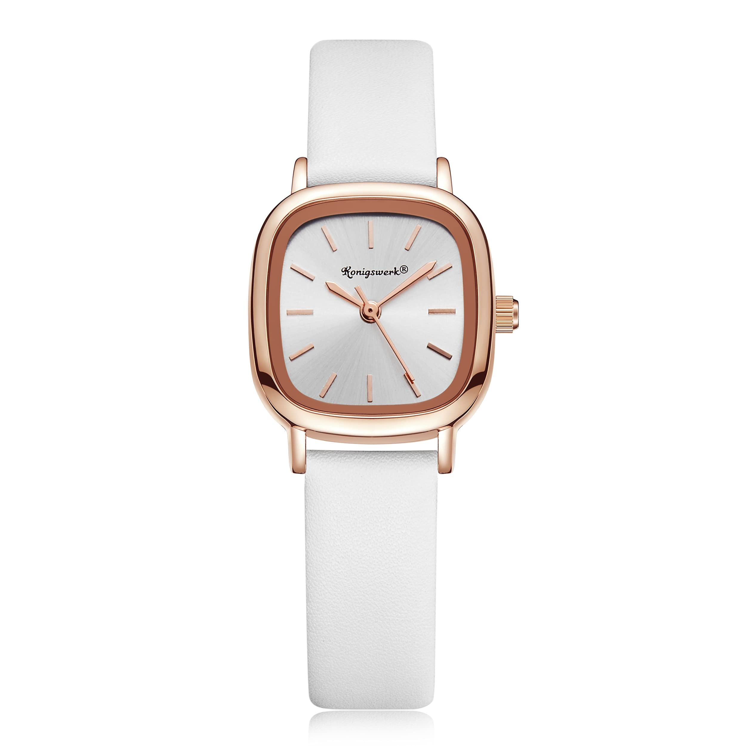Königswerk Mini Women's Watch Stainless Steel Case Leather Strap Watches