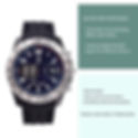 Thumbnail: Königswerk Men’s Watch Black with Hands Silicone Band, Quartz Analog Waterproof