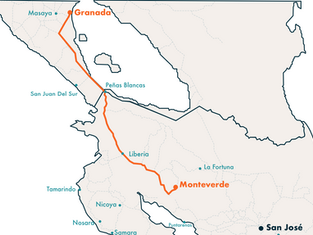 How to get to Monteverde, Costa Rica from Granada, Nicaragua