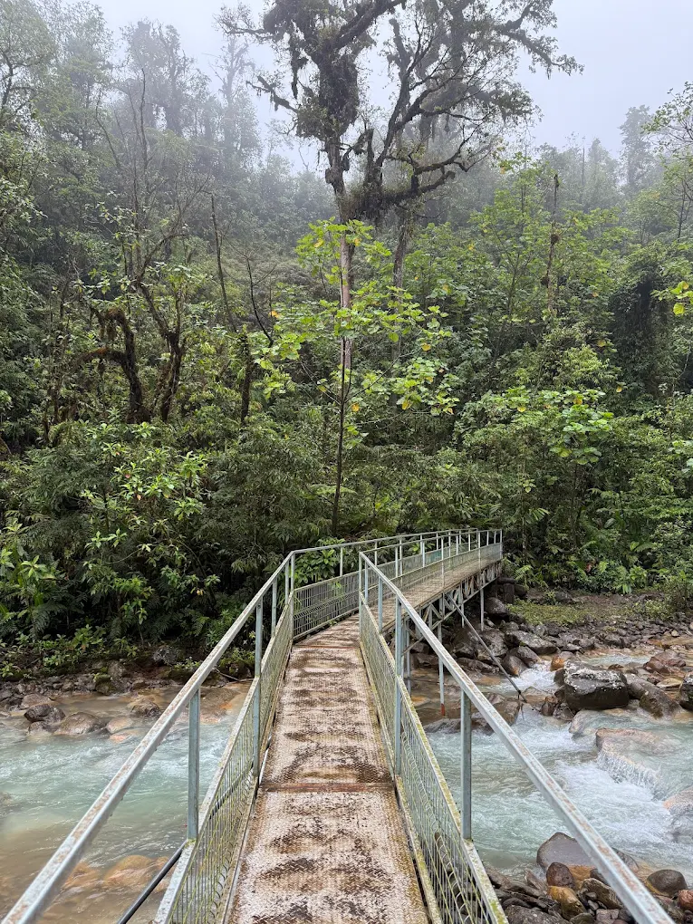 Chutes bleues du Costa Rica