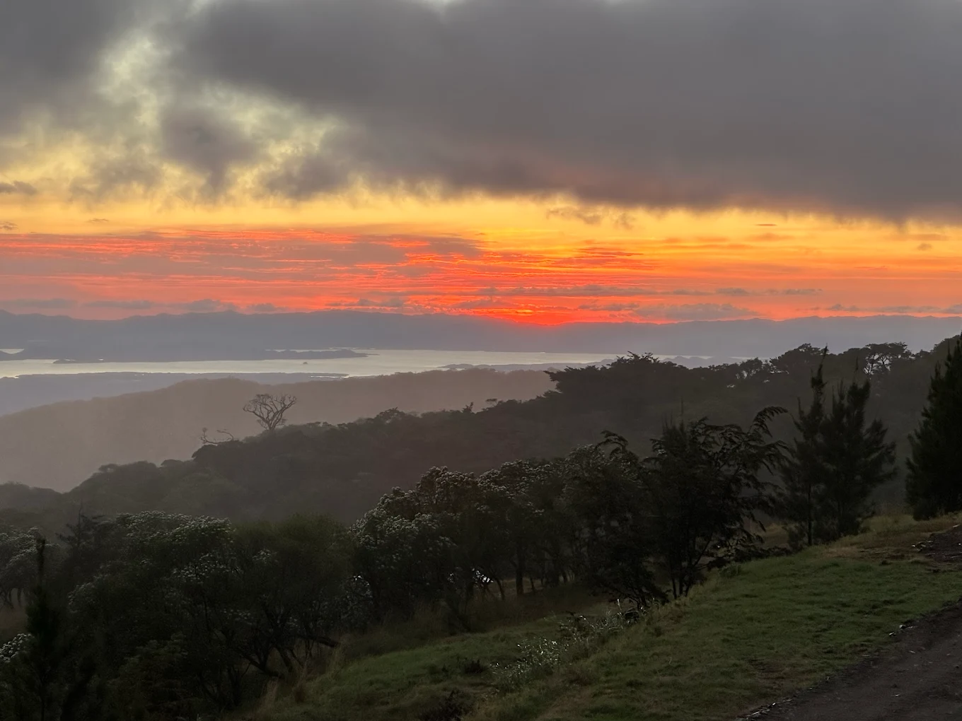 Sunset at Monteverde Viewpoints 