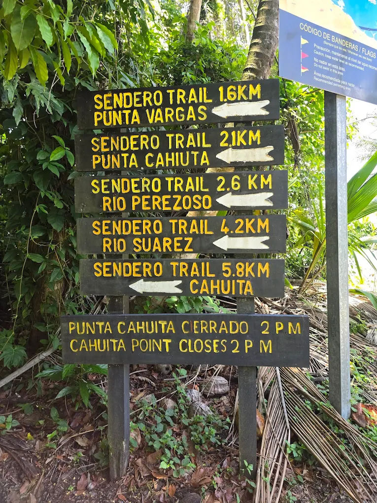 sentiers de cahuita