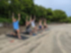 yoga tamarindo beach