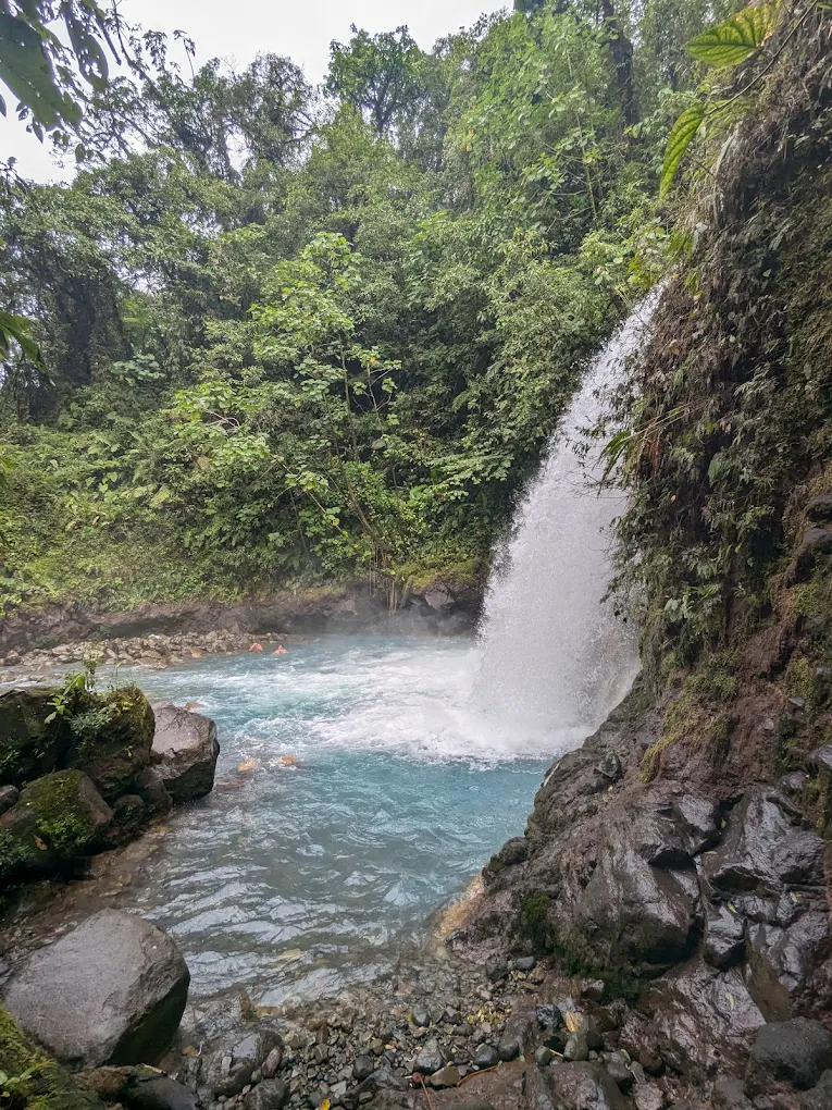 Chutes bleues du Costa Rica