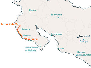 ¿Cómo llegar a Tamarindo desde Samara, Costa Rica?