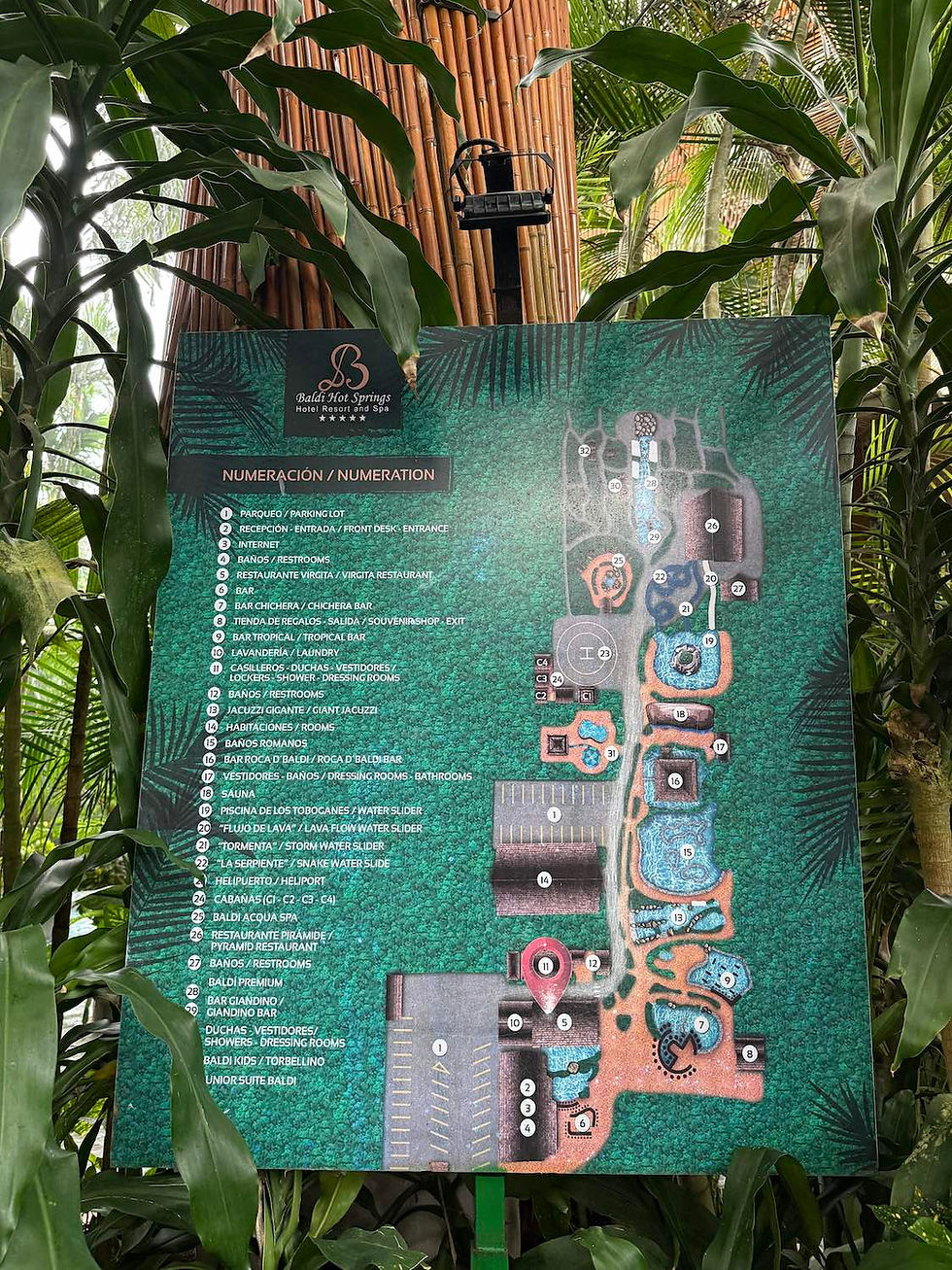 Baldi Hot Springs Map