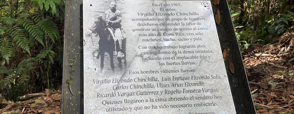 Historia del Cerro Chirripó