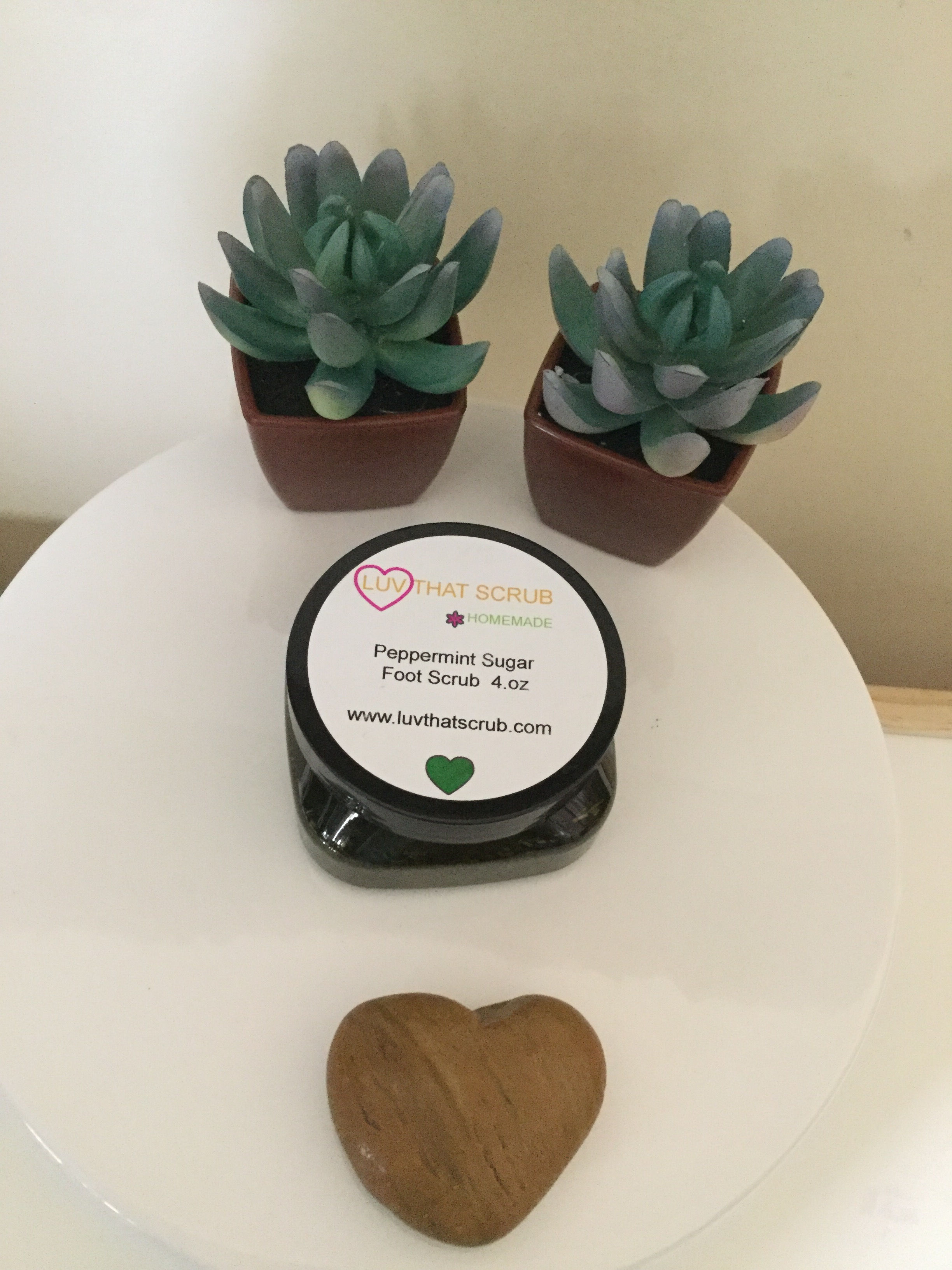 Peppermint Foot Sugar Scrub 4oz