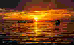 Tonle Sap Lake Sunset