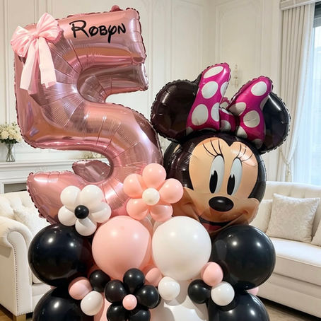 Minnie Mouse themed Number Stack