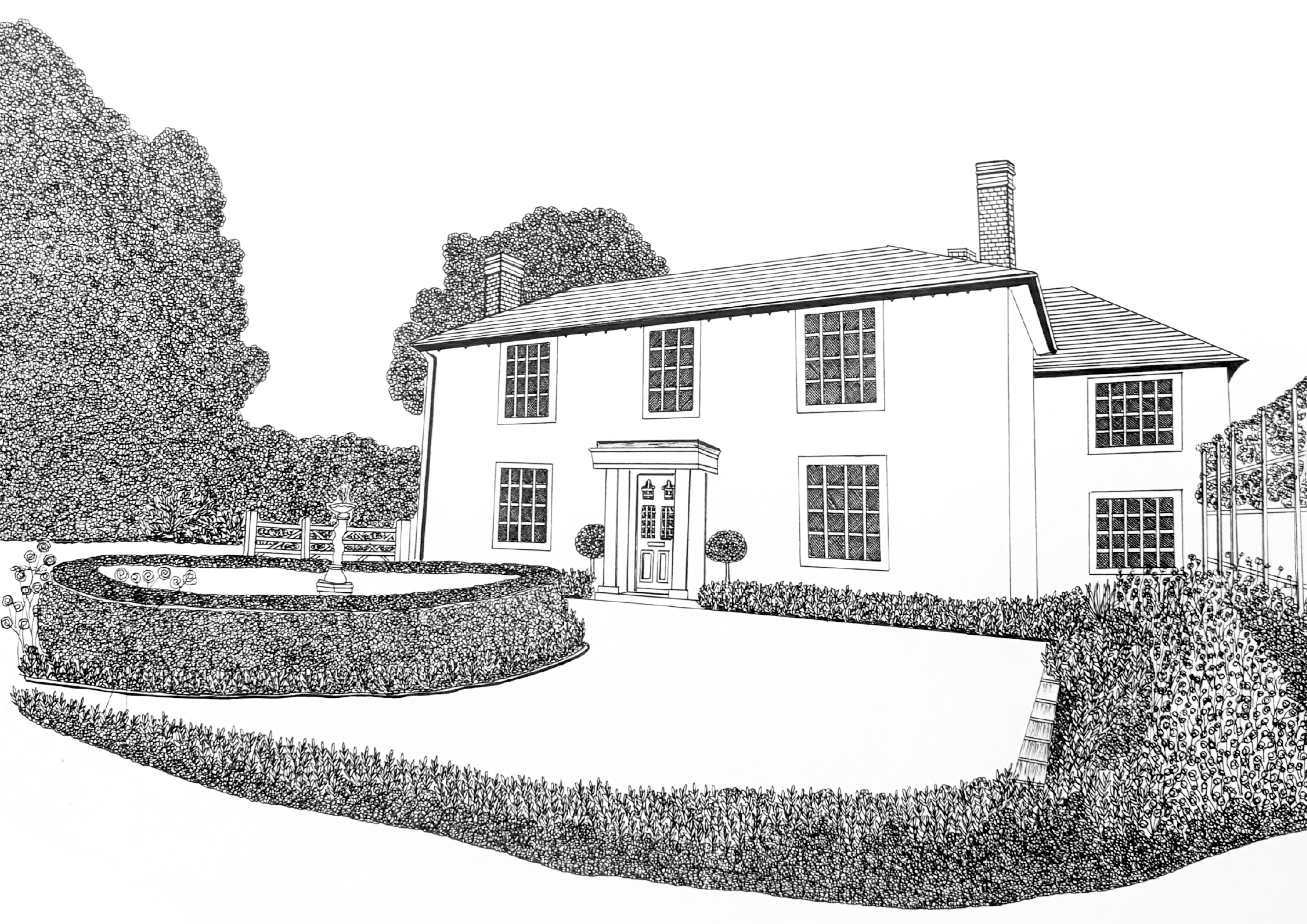 Vaulty Manor Digital Print