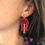 Miniature : Boucles d'oreilles PATTI rouges