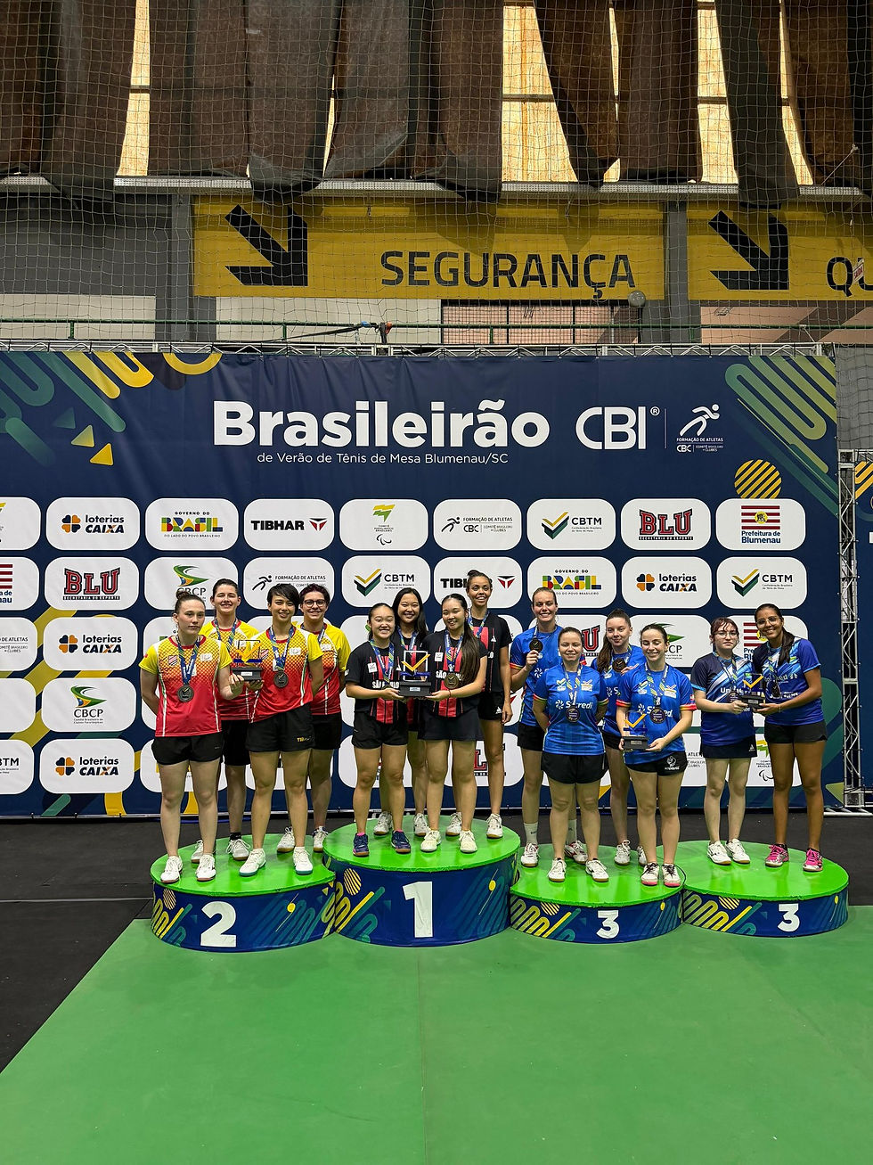 Tênis de mesa feminino e Veterano 70 são os destaques gaúchos no Campeonato Brasileiro de 2025