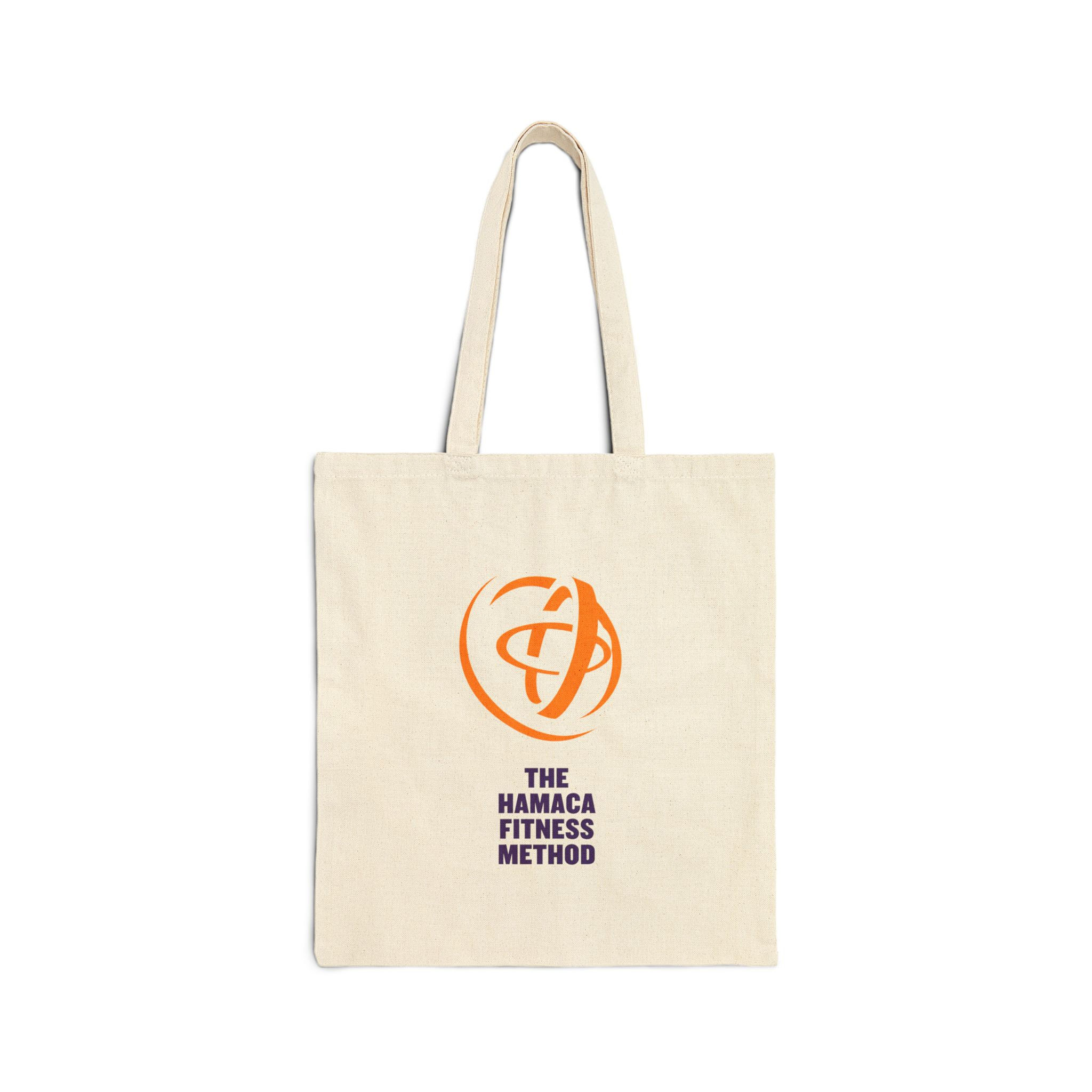 Hamaca Fitness Method Cotton Tote Bag — Logo Canvas Gym Tote