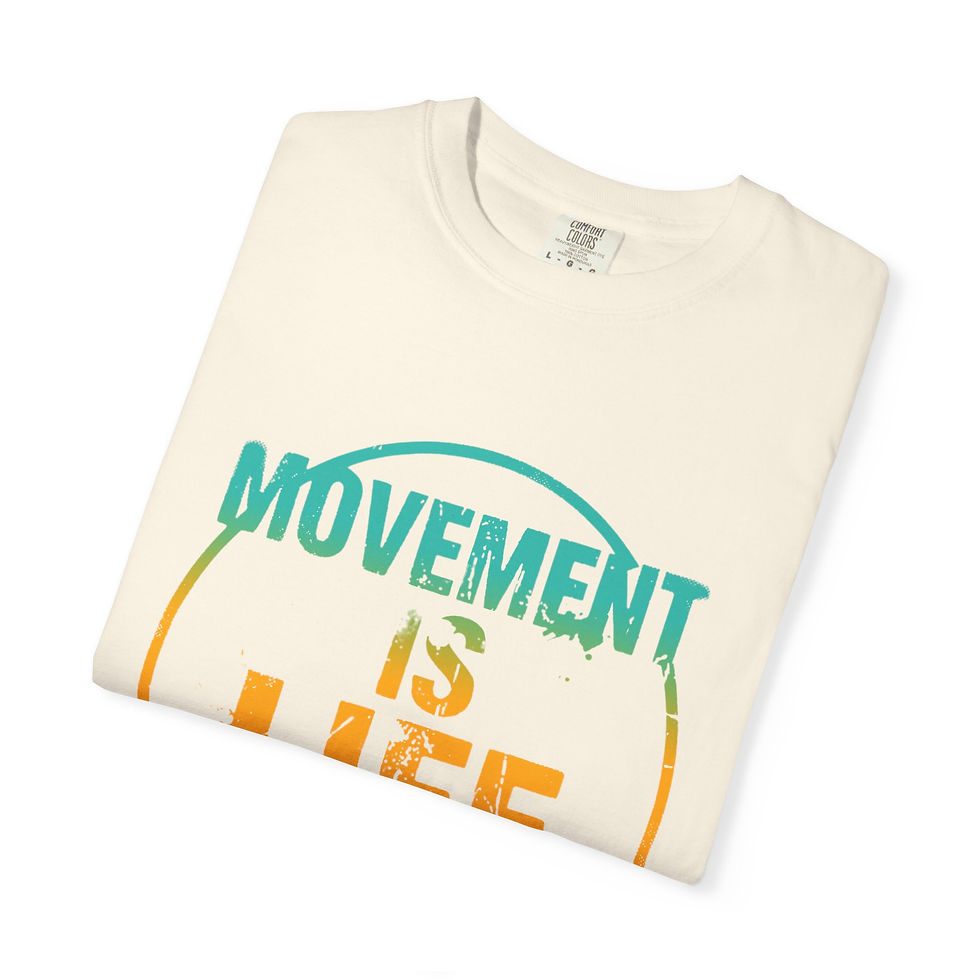Thumbnail: Movement Is Life T-Shirt — Inspirational Fitness Tee