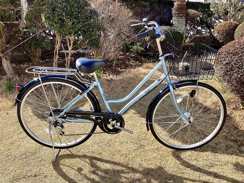 丸石サイクル 軽快車 ピーク入荷しました