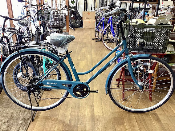 丸石サイクル 軽快車 スカイホリデー入荷しました