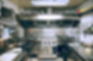 Typical kitchen of a restaurant shot in operation