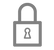 Lock Icon - Grey