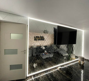 Montaj Oglinzi Romb cu Led