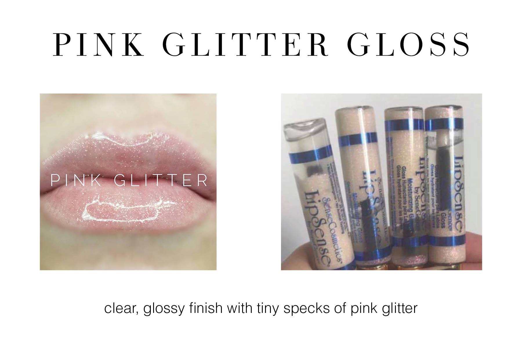 Pink Glitter Gloss