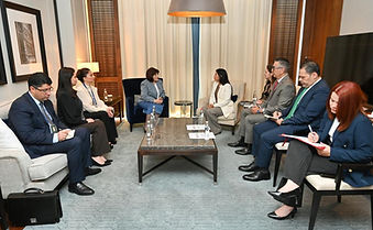 Ms. Sahiba Gafarova, Chairperson of the Non-Aligned Movement Parliamentary Network, met with Ms. Grecia Colmenares, the Second Vice-President of the National Assembly of Venezuela